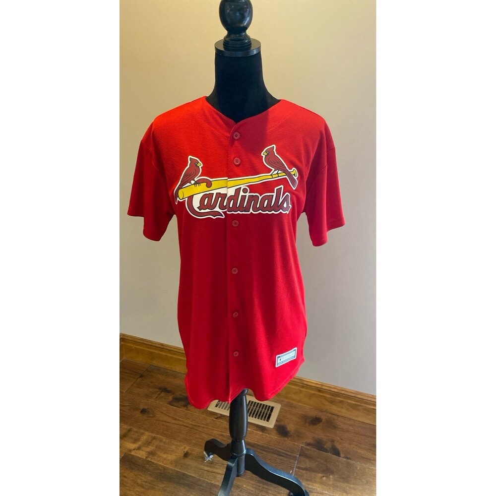 St.‎ Louis Cardinals Youth XL MLB Jersey Red Button Front Baseball Athleisure